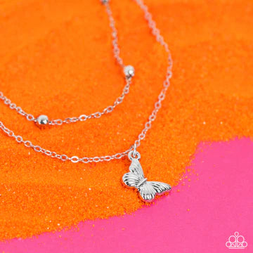 Fly Me To The Beach - Silver Anklet
