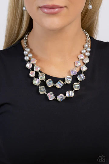 Eclectic Embellishment - Silver Iridescent