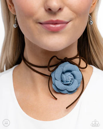 Floral Folktale - Brown Choker