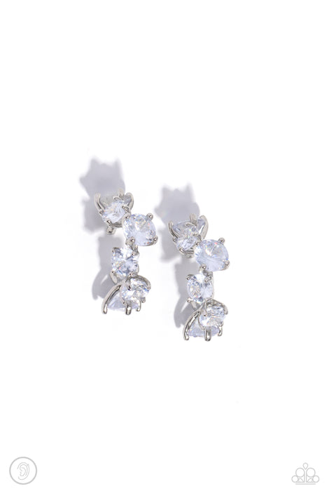 Breathtaking Blend - White Ear Cuff