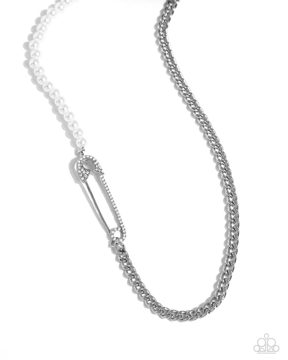 Safety Pin Style Sentiment - White Set