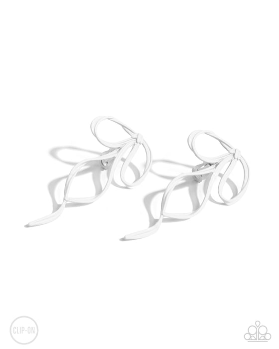 Vow To BOW - White Clip On
