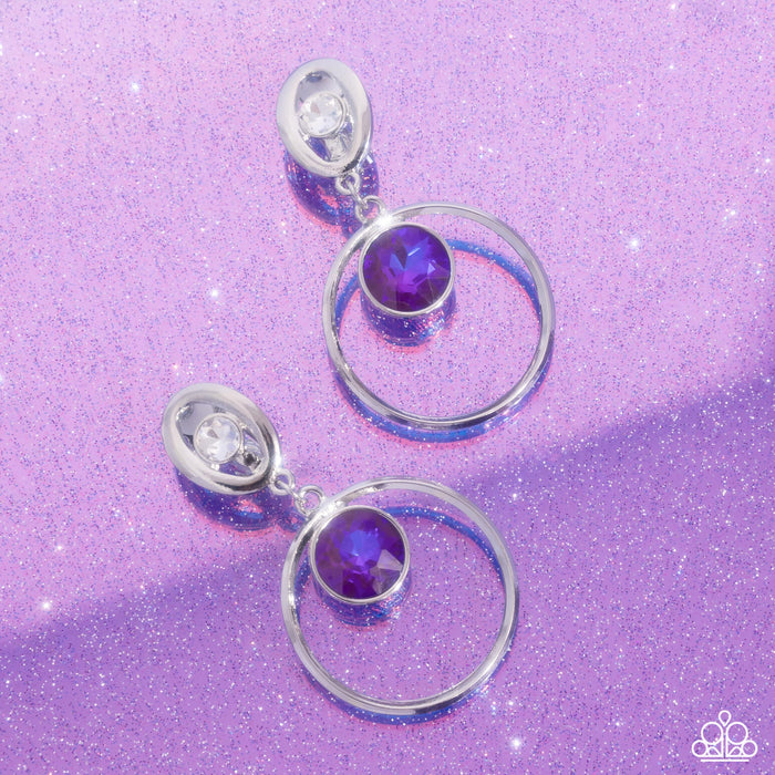Modern Moment - Purple Clip On