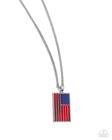 Patriotic Pendant - Red