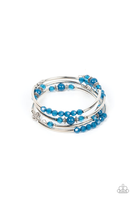 Whimsically Whirly - Blue