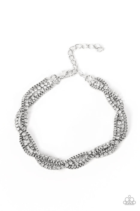 Box Office Bling - White/Silver