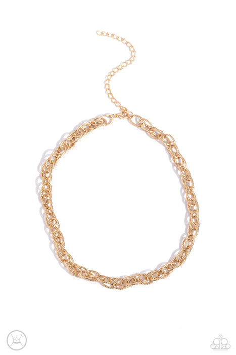 If I Only Had a CHAIN - Gold Choker
